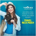 VIAGGI Travel Neck Pouch - Black